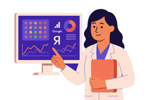 Как найти точки роста клиники с помощью Google Analytics и Яндекс.Метрики