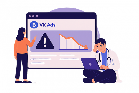 Типичные ошибки при запуске VK ADS для медицинских услуг и как их избежать