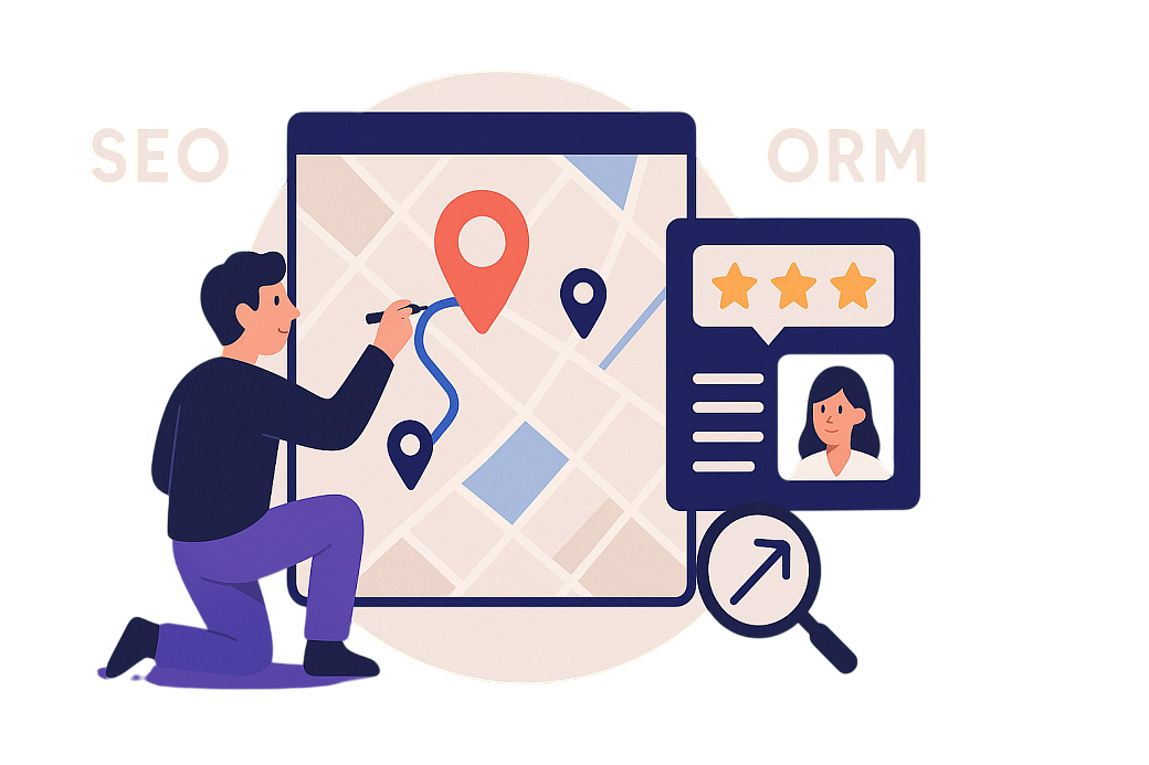 Пересечение SEO и ORM для клиник: оптимизация карт и работа с отзывами