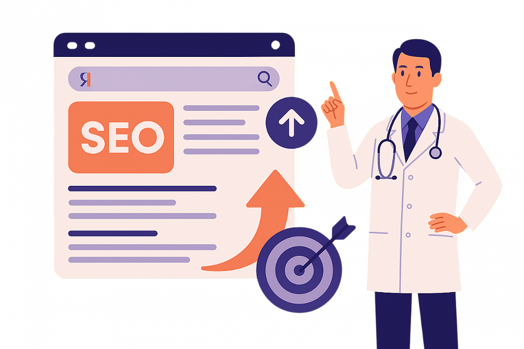 SEO по-медицински: как поднять сайт на ноги и первые строки «Яндекса» и «Гугла»