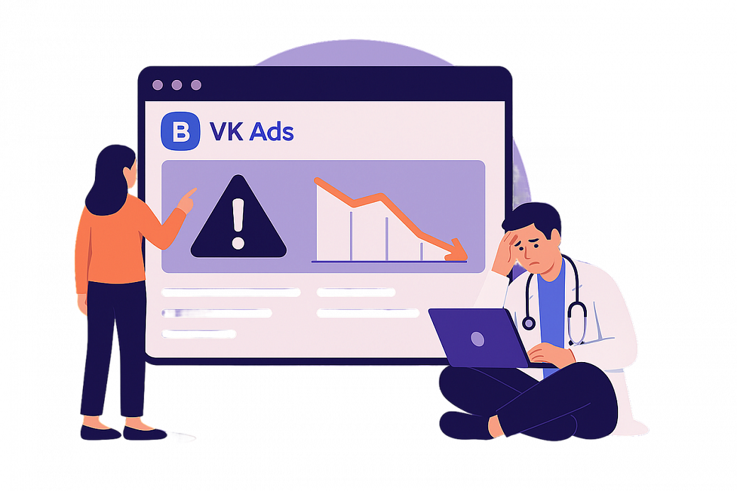Типичные ошибки при запуске VK ADS для медицинских услуг и как их избежать