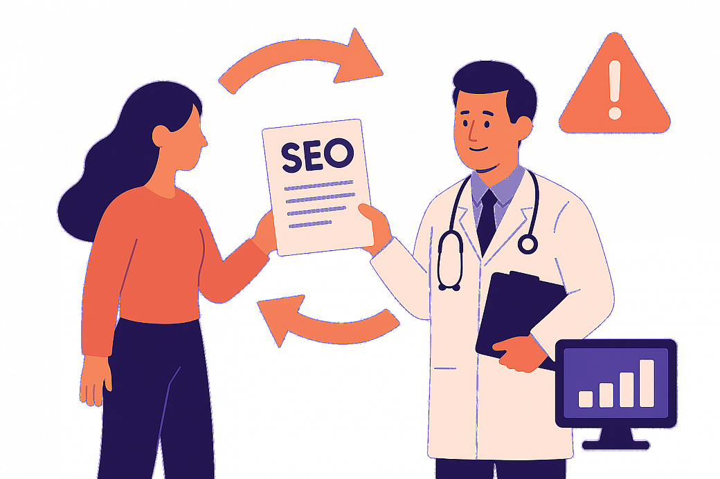 Смена SEO-подрядчика в медицине: как не потерять трафик и пациентов